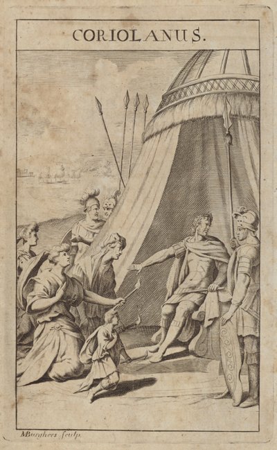 Cayo Marcio Coriolano, general romano de Michael Burghers