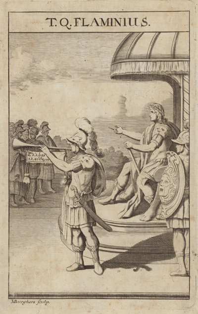 Tito Quincio Flaminino, general romano de Michael Burghers