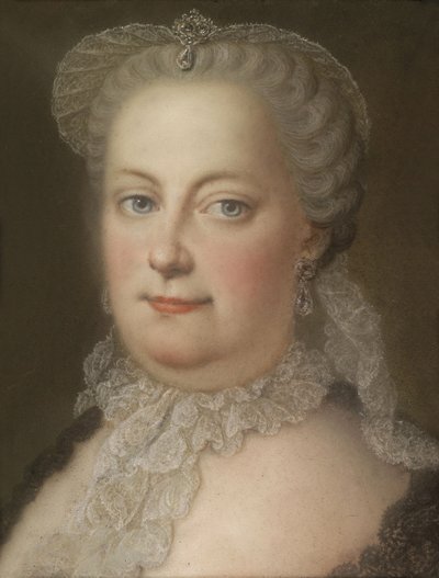 Retrato de la emperatriz María Teresa de Austria 1717-1780 de Michael Christoph Hagelgans