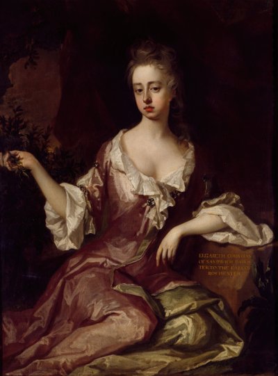 Elizabeth Condesa de Sandwich de Michael Dahl