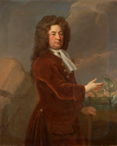 Contraalmirante Sir William Whetstone (m. 1711), finales del siglo XVII-principios del XVIII (óleo sobre lienzo) de Michael Dahl