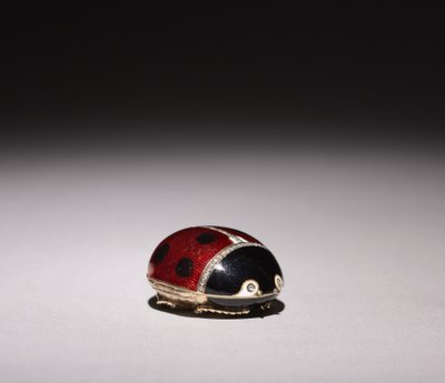 Caja de mariquita, firma de Peter Carl Fabergé de Michael Evlampievich Perkhin