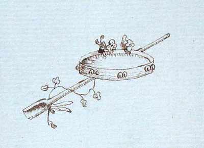 Dibujo del álbum de recortes de Michael Faraday de Michael Faraday