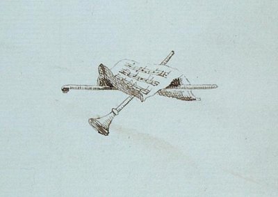 Dibujo del álbum de recortes de Michael Faraday de Michael Faraday