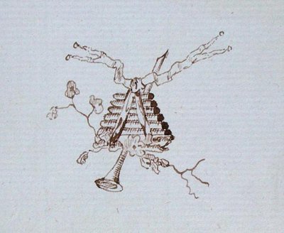 Dibujo del álbum de recortes de Michael Faraday de Michael Faraday