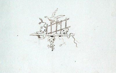 Dibujo del álbum de recortes de Michael Faraday de Michael Faraday