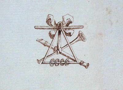 Dibujo del álbum de recortes de Michael Faraday de Michael Faraday