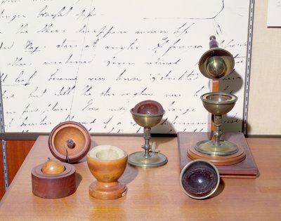 Condensador esférico de Faraday, c.1837 (técnica mixta) de Michael Faraday