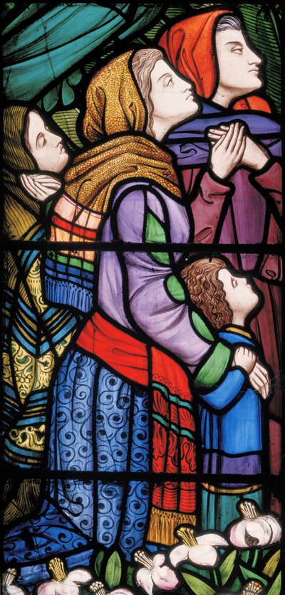 Cristo Bendiciendo a los Niños (detalle) de Michael Frederick Halliday
