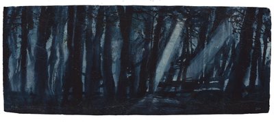 Bosques iluminados por la luna de Michael Frith