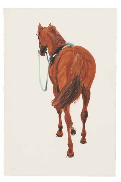 Sin título, 2018 (acuarela sobre papel) de Michael Frith