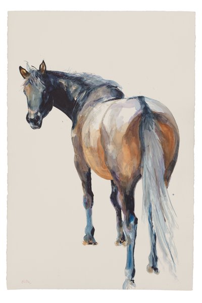 Sin título, 2018 (acuarela sobre papel) de Michael Frith
