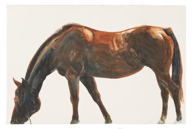 Sin título, 2018 (acuarela sobre papel) de Michael Frith