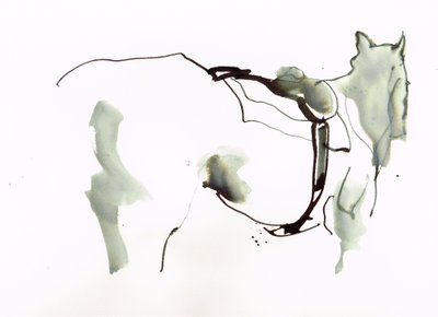 Sin título, 2018 (acuarela sobre papel) de Michael Frith