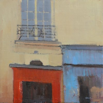 Colores de París, 2016 (óleo sobre lino) de Michael G. Clark