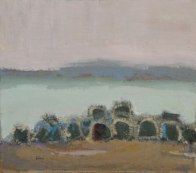 Creels, Mull, 2017 (óleo sobre lino) de Michael G. Clark