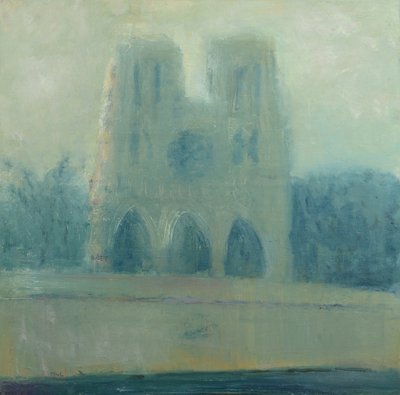 Notre Dame, París, 2016 (óleo sobre lino) de Michael G. Clark