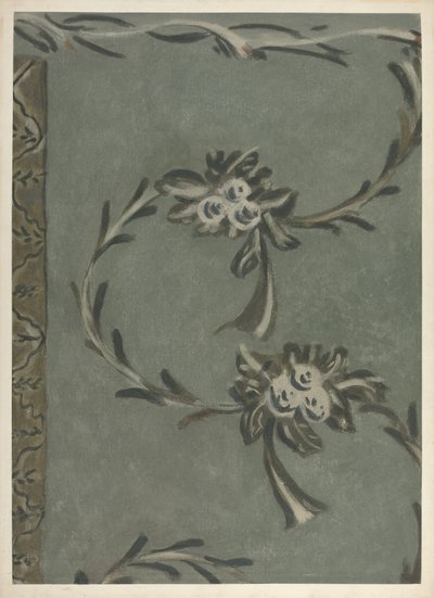 Pared decorada a mano alzada, c. 1940 de Michael Lauretano