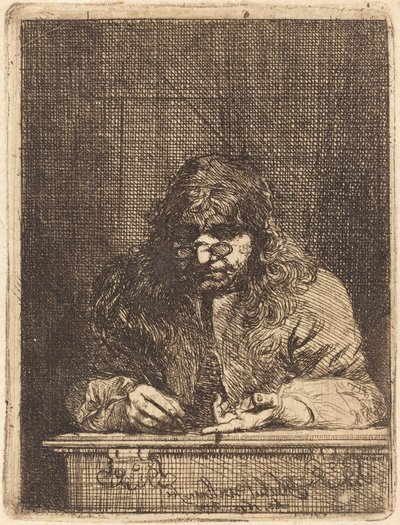 Autorretrato Dibujando de Michael Lukas Leopold Willmann
