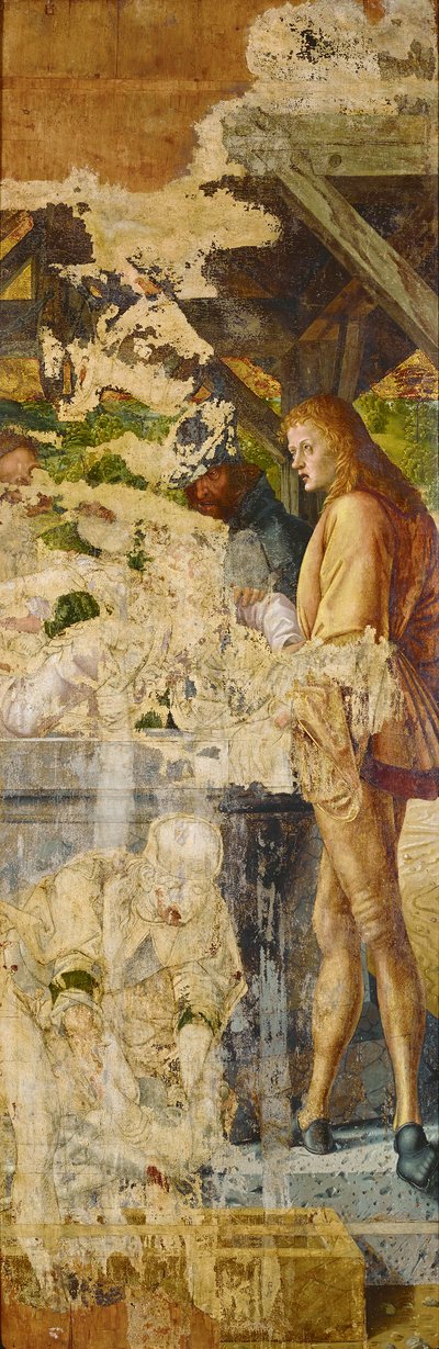 José es arrojado al pozo de Michael Pacher