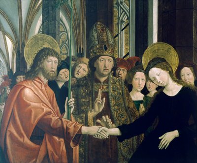 Matrimonio de la Virgen de Michael Pacher