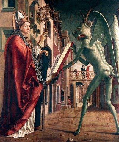 San Wolfgang y el Diablo, Vida de San Wolfgang de Michael Pacher