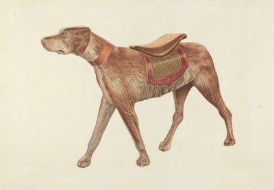 Perro de carrusel, c. 1938 de Michael Riccitelli