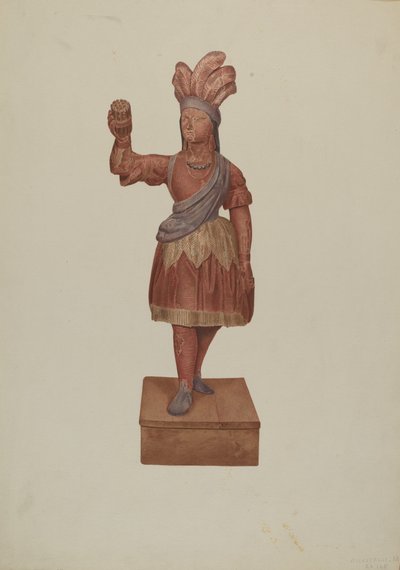 Indio de tienda de cigarros, c. 1939 de Michael Riccitelli