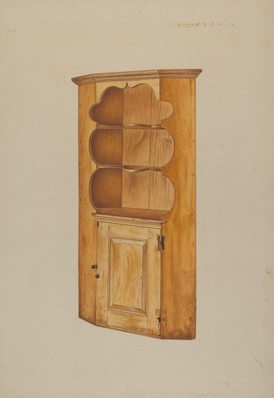 Armario de esquina, c. 1938 de Michael Riccitelli