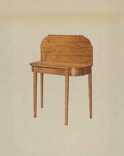 Mesa de pared, c. 1938 de Michael Riccitelli