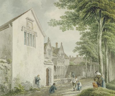 Casas de caridad en el cementerio de la iglesia de San Cutberto, Wells de Michael Rooker