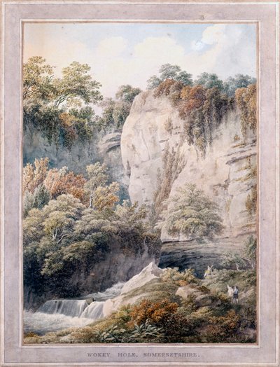 Wookey Hole, Somerset, siglo XVIII de Michael Rooker