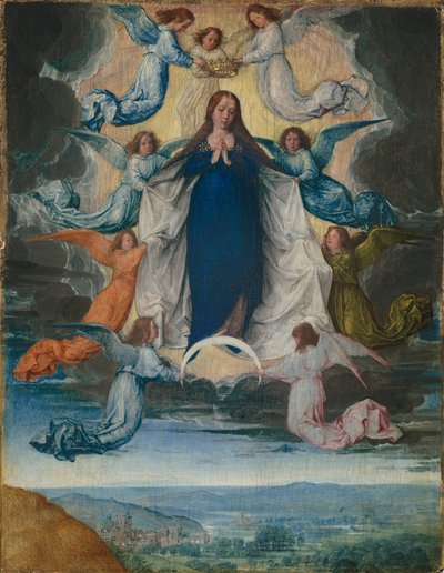 La Asunción de la Virgen, c. 1500 de Michael Sittow