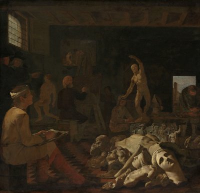 El estudio de un pintor de Michael Sweerts