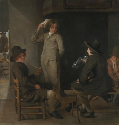 Una sala de taberna de Michael Sweerts