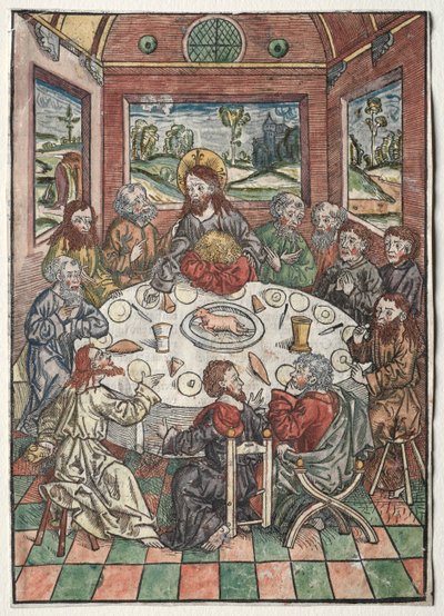 Der Schatzbehalter: La última cena de Michael Wolgemut