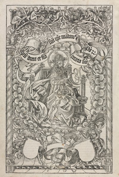 Nuremberg Chronicle:  The Emblem de Michael Wolgemut