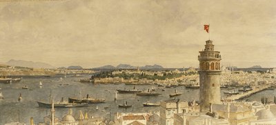 Una Vista de Constantinopla desde Marmarameer de Michael Zeno Diemer