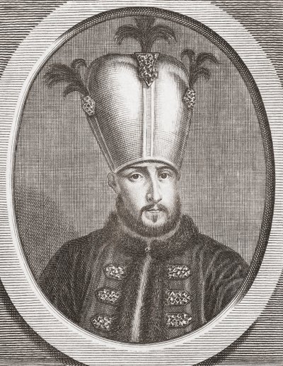 Ahmed III, Sultán del Imperio Otomano de Michael van der Gucht