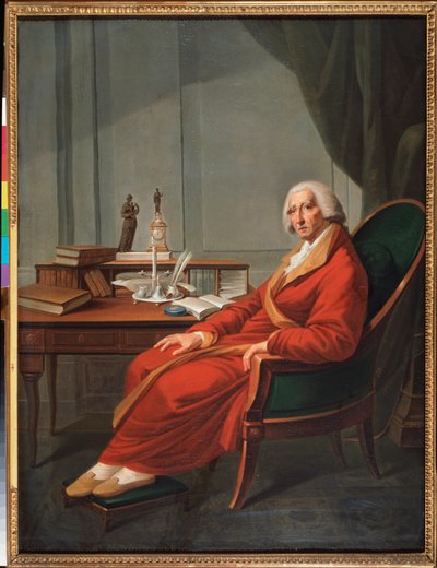 Portrait du chancelier imperial de Russie le comte Ivan Osterman (1725-1811) (retrato del canciller imperial de Rusia, el conde Iván Osterman) - Peinture de Michail Fyodorovich Volnov (1759-1826), huile sur toile de Michail Fyodorovich Voinov