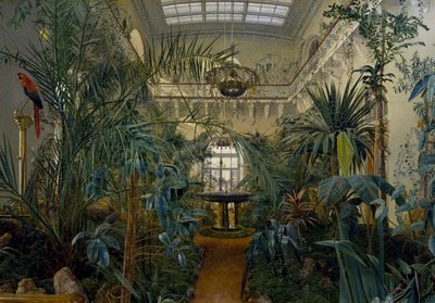 Jardín de invierno en el Palacio de Invierno en San Petersburgo de Michail Ivanovich Antonov