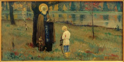 Visión del niño Bartolomé de Michail Wassiljewitsch Nesterow
