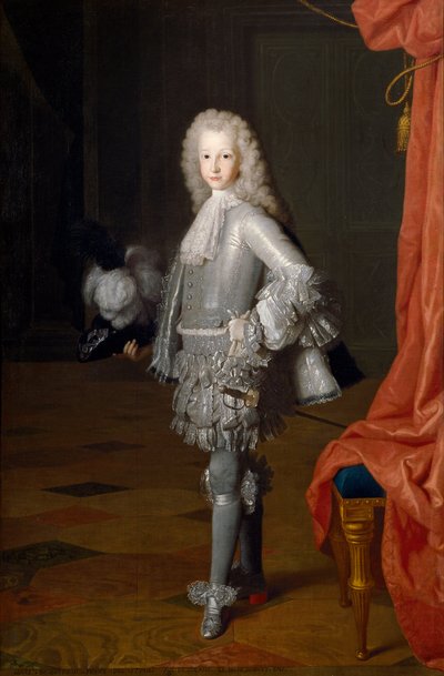 Retrato de Luis I de España (1707-1724) de Michel Ange Houasse