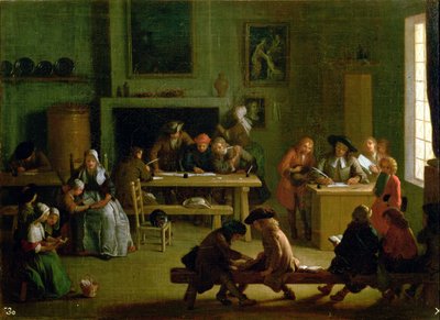Interior de un aula de Michel Ange Houasse