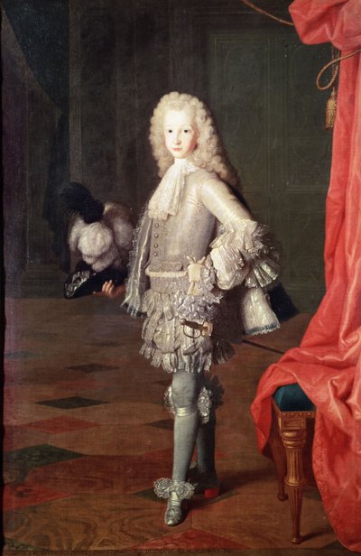 Retrato de Luis I de España de Michel Ange Houasse