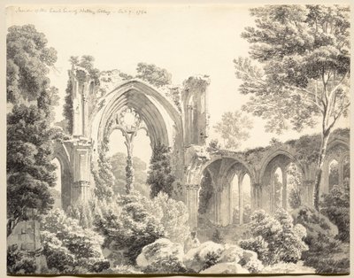 Dentro del East End de Netley Abbey de Michel Angelo Rooker