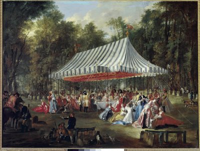 Banquete en el parque de Michel Barthelemy Ollivier or Olivier