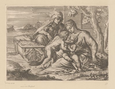 María y el Niño con H. Anna de Michel Corneille (II)