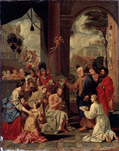El bautismo de San Cornelio el Centurión, siglo XVII de Michel Corneille the Elder