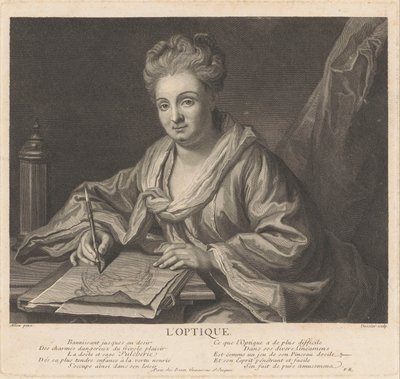 Dibujo del retrato de Anne Allou
l
